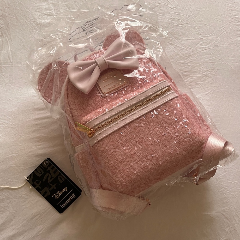 Loungefly Disney Cotton Candy Pink Backpack